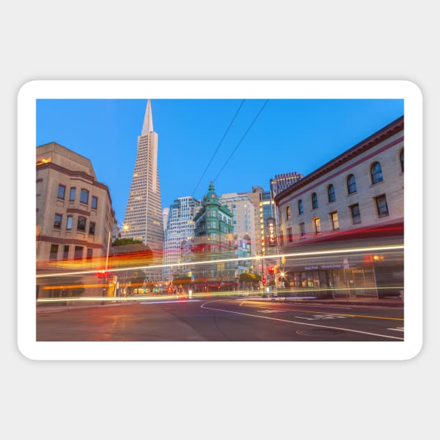 South Beach Traffic Sticker by jvnimages